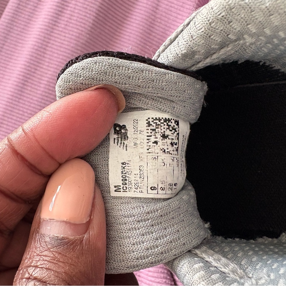 Gray kids new balance